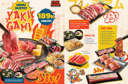 MENU BUFFET YAKIGAMI 189K